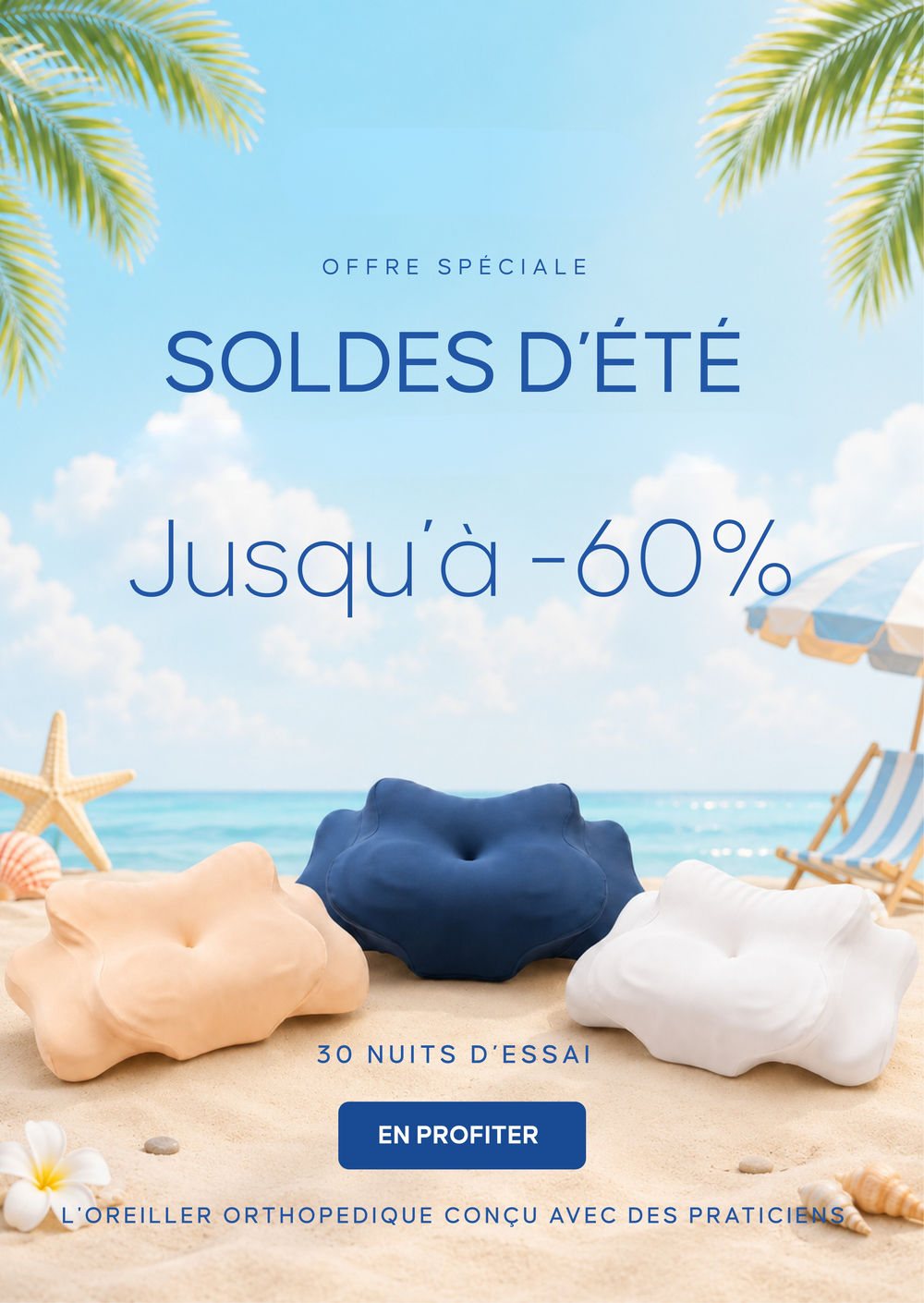 Offre spéciale — Soldes d'été — Jusqu'à -60%