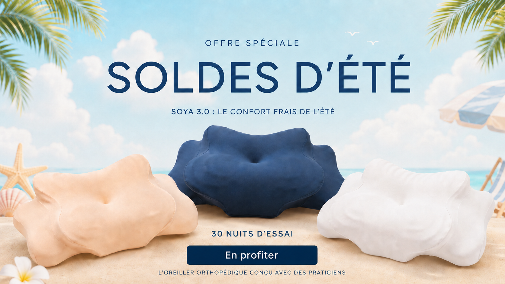 Offre spéciale — Soldes d'été — Soya 3.0 : le confort frais de l'été